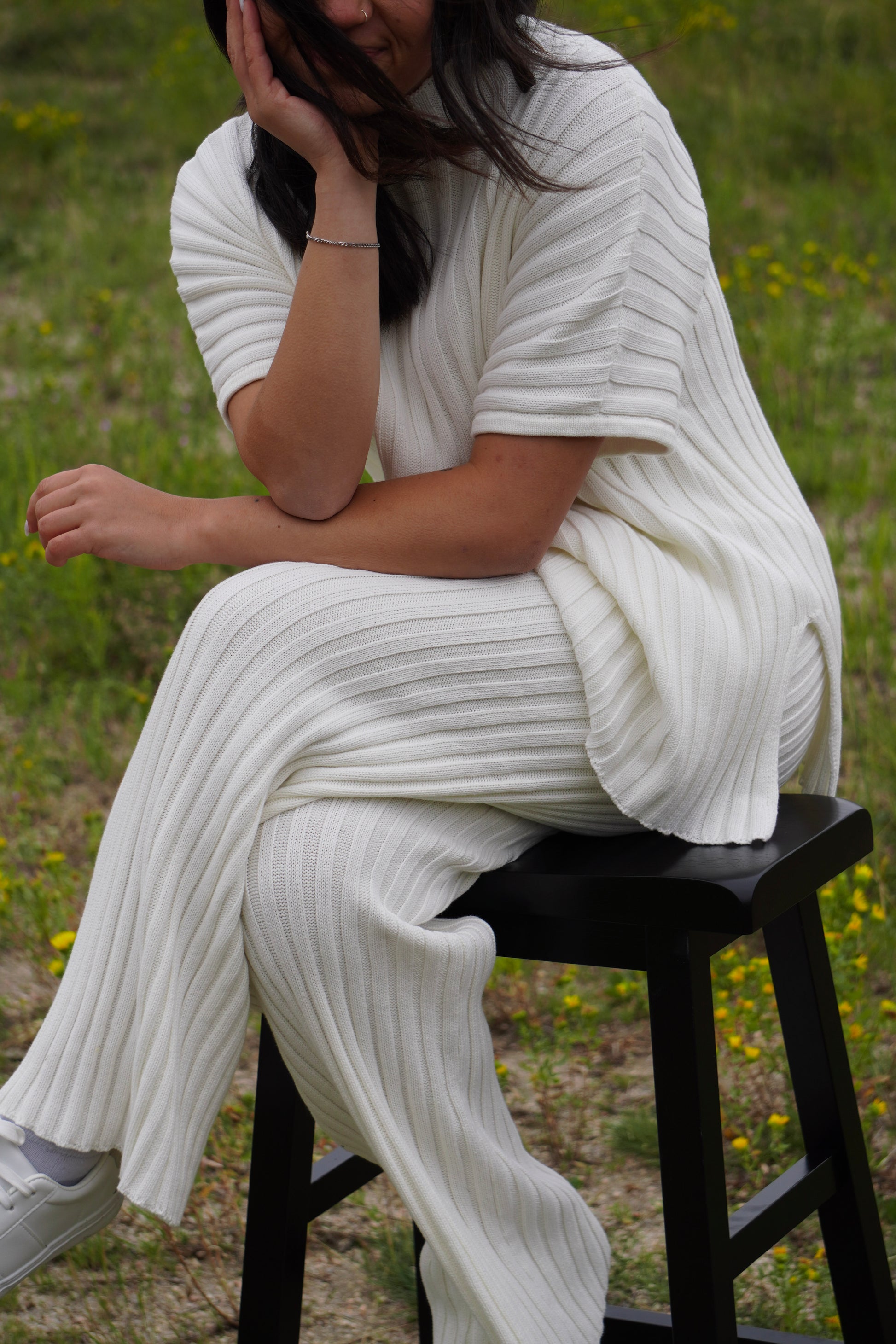 Swayze Ribbed Sweater Set