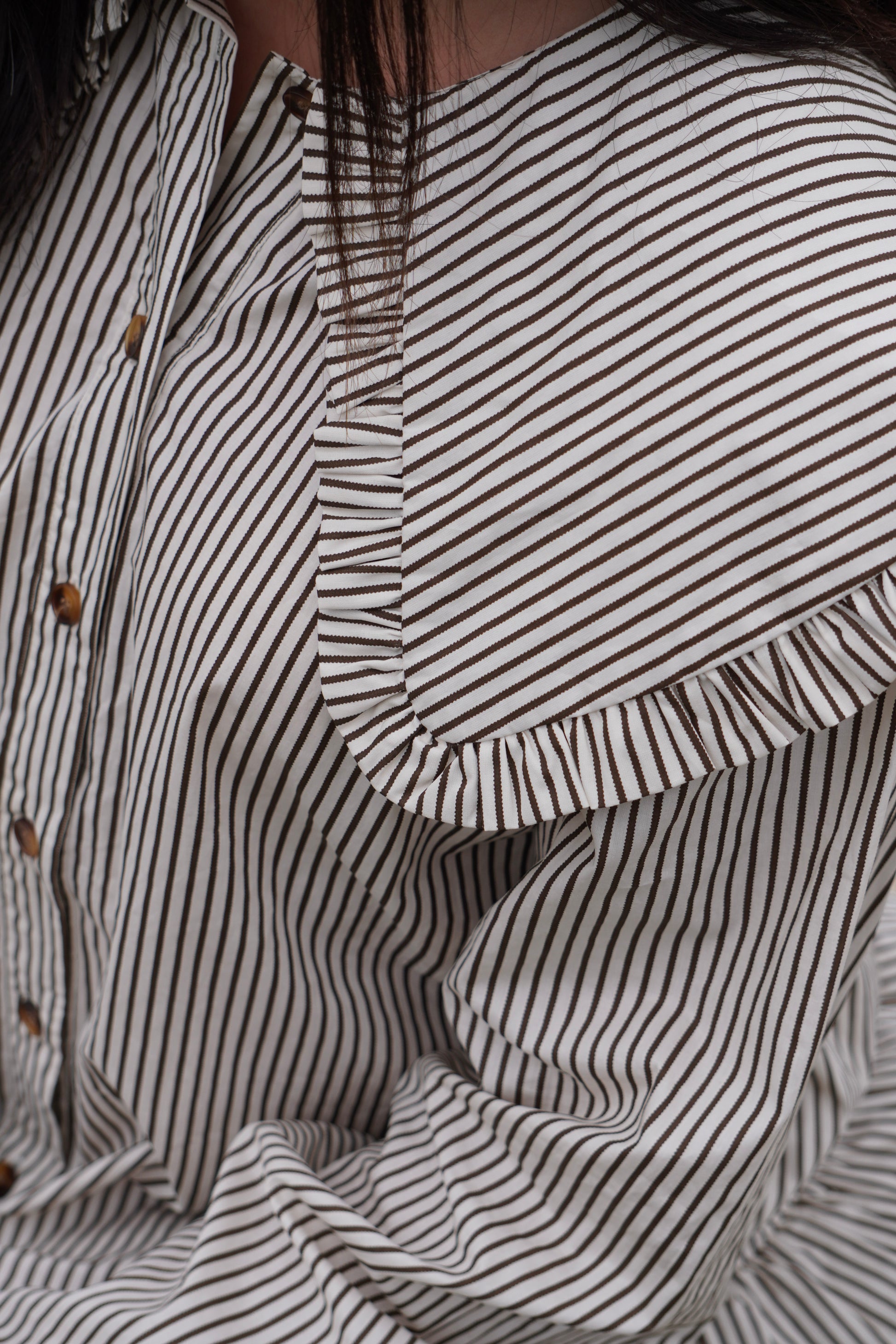 Stevie Stripe Buttondown Mini Dress