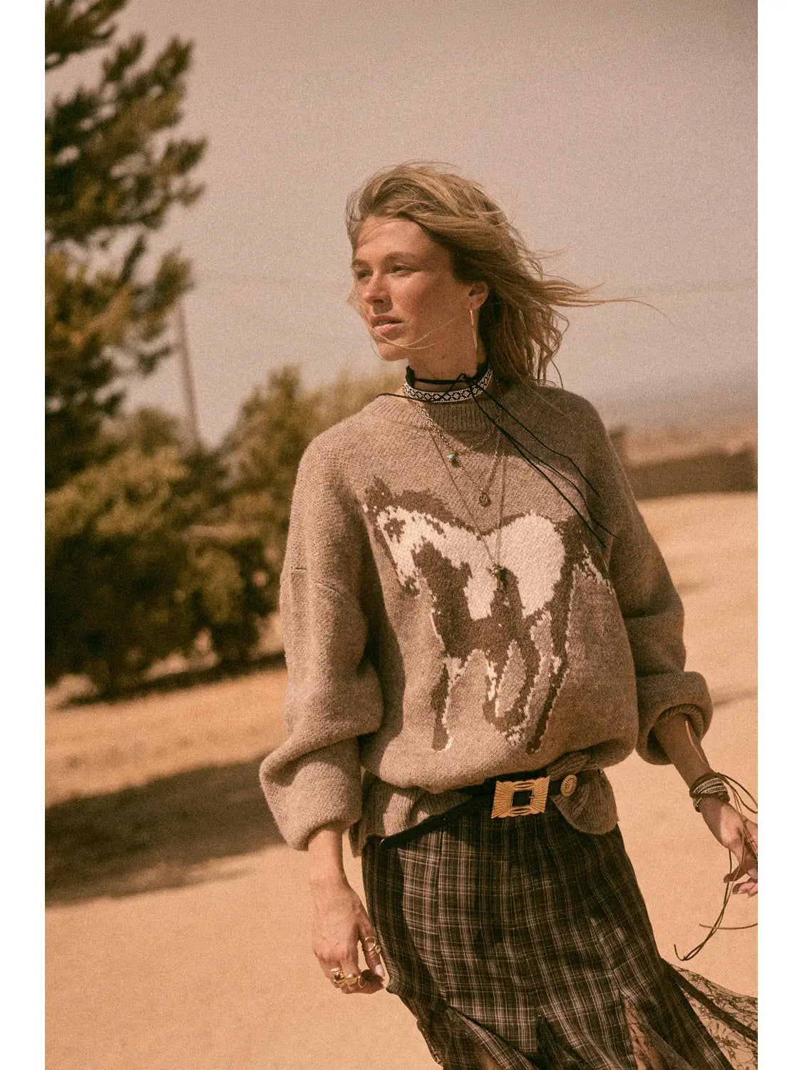 Wild West Horse Sweater