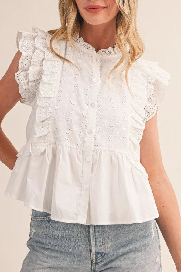 Lainey Peplum Top