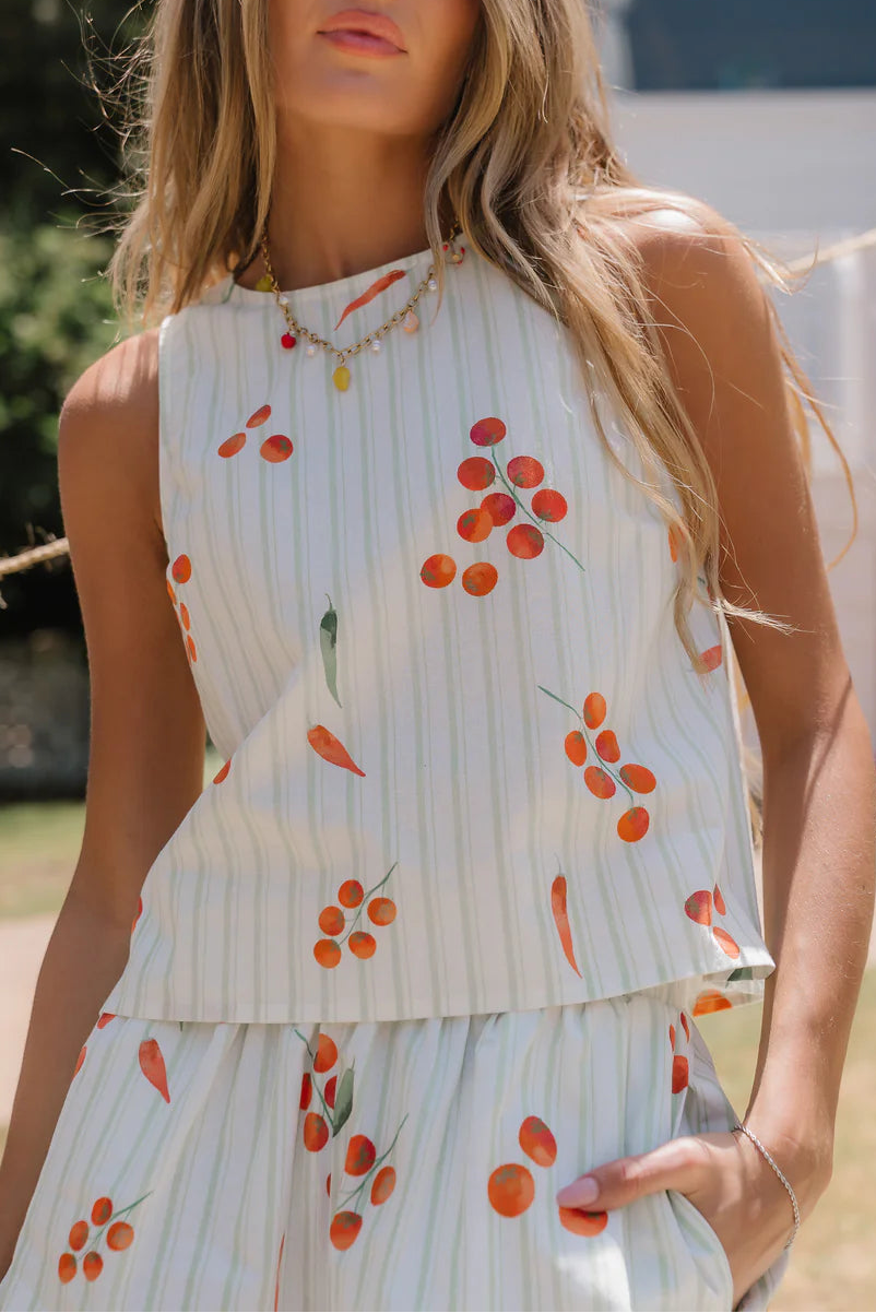Marlie Striped Tank