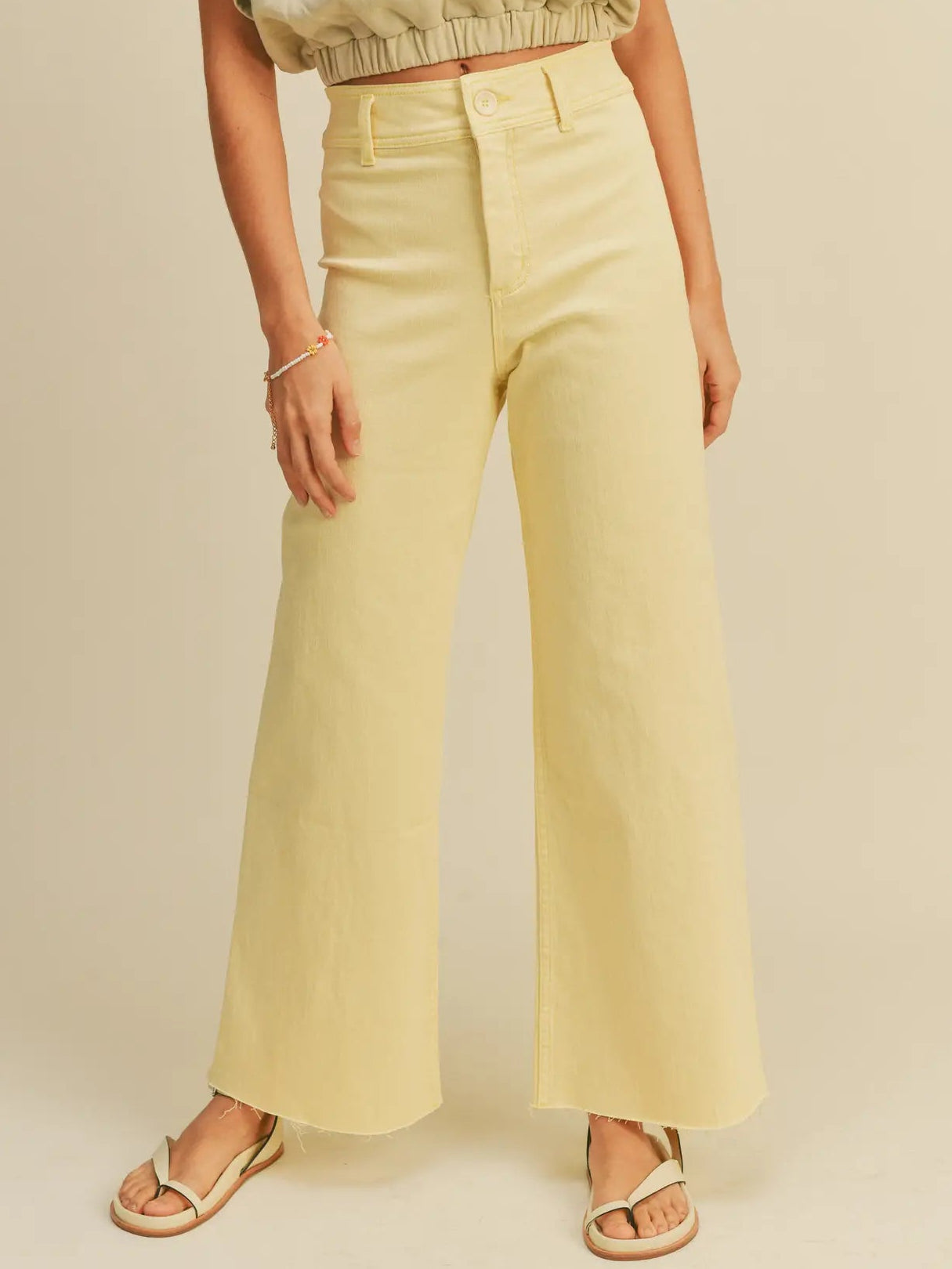 Stella Straight Wide Leg Denim Pants