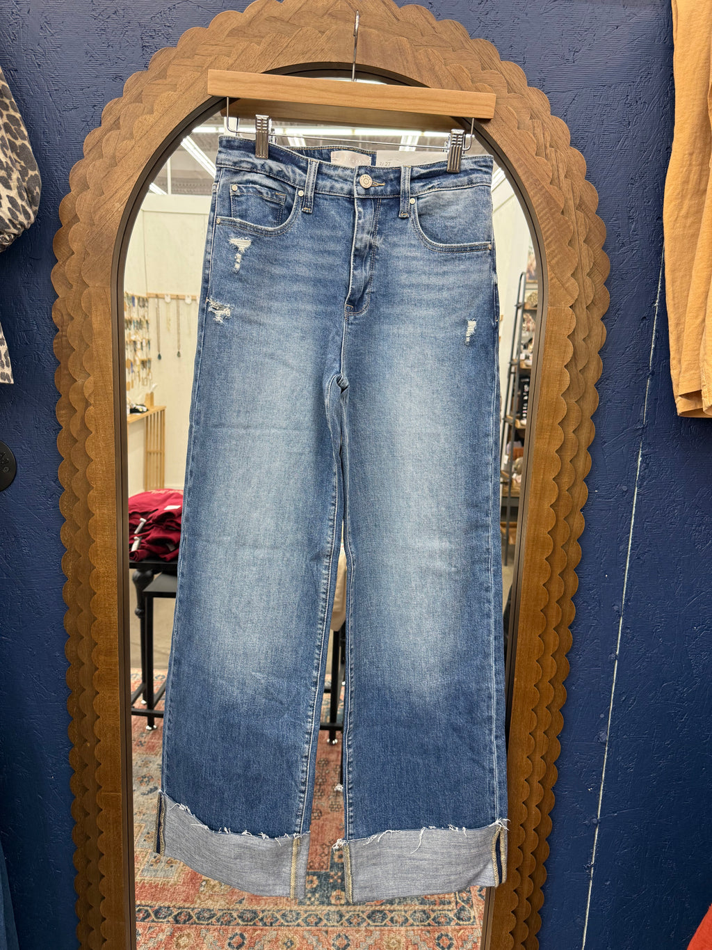 Kassie High Rise Straight Jean