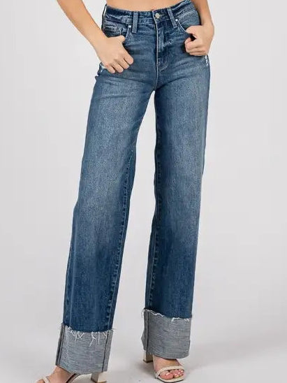 Kassie High Rise Straight Jean