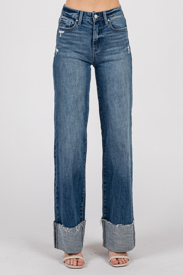 Kassie High Rise Straight Jean