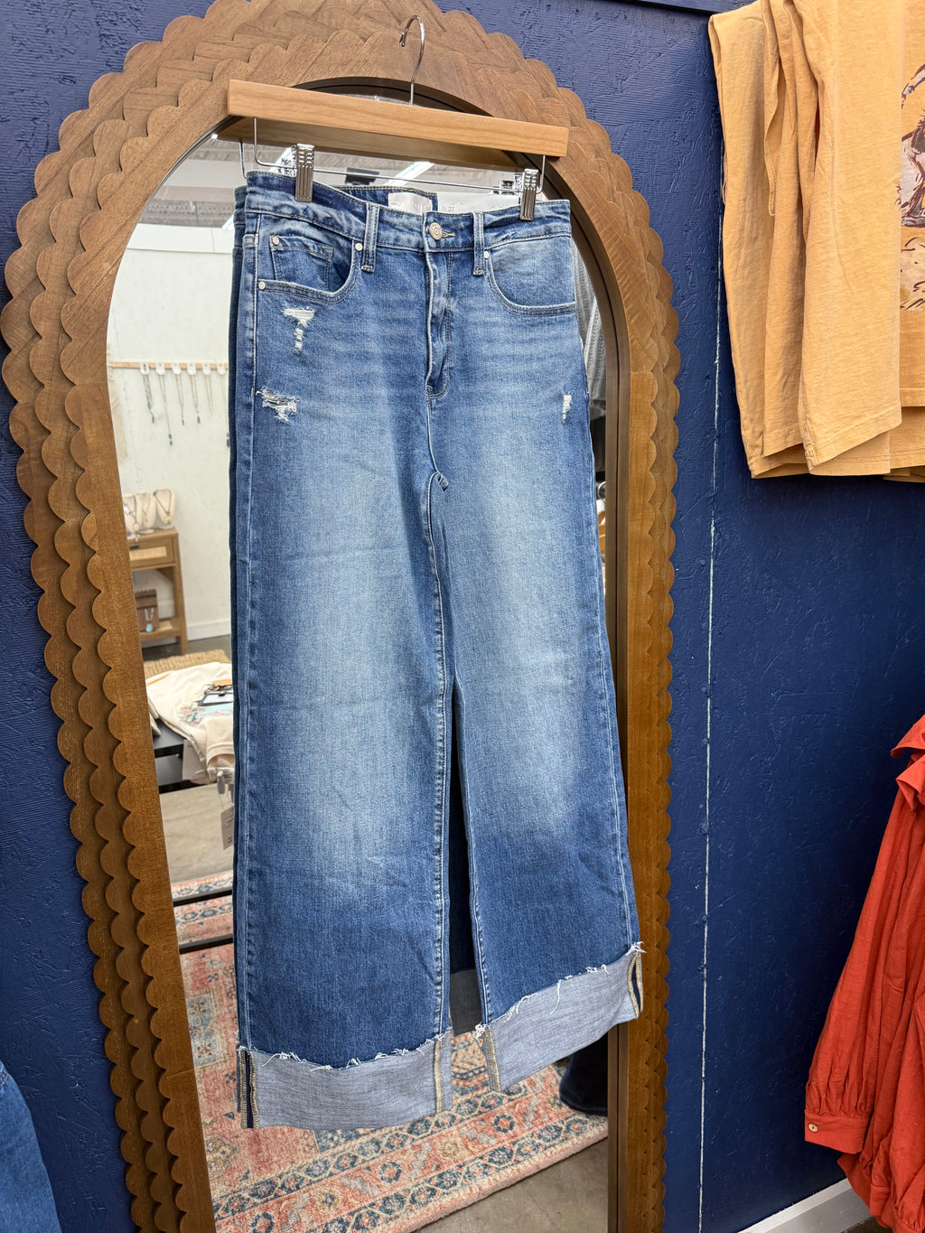 Kassie High Rise Straight Jean