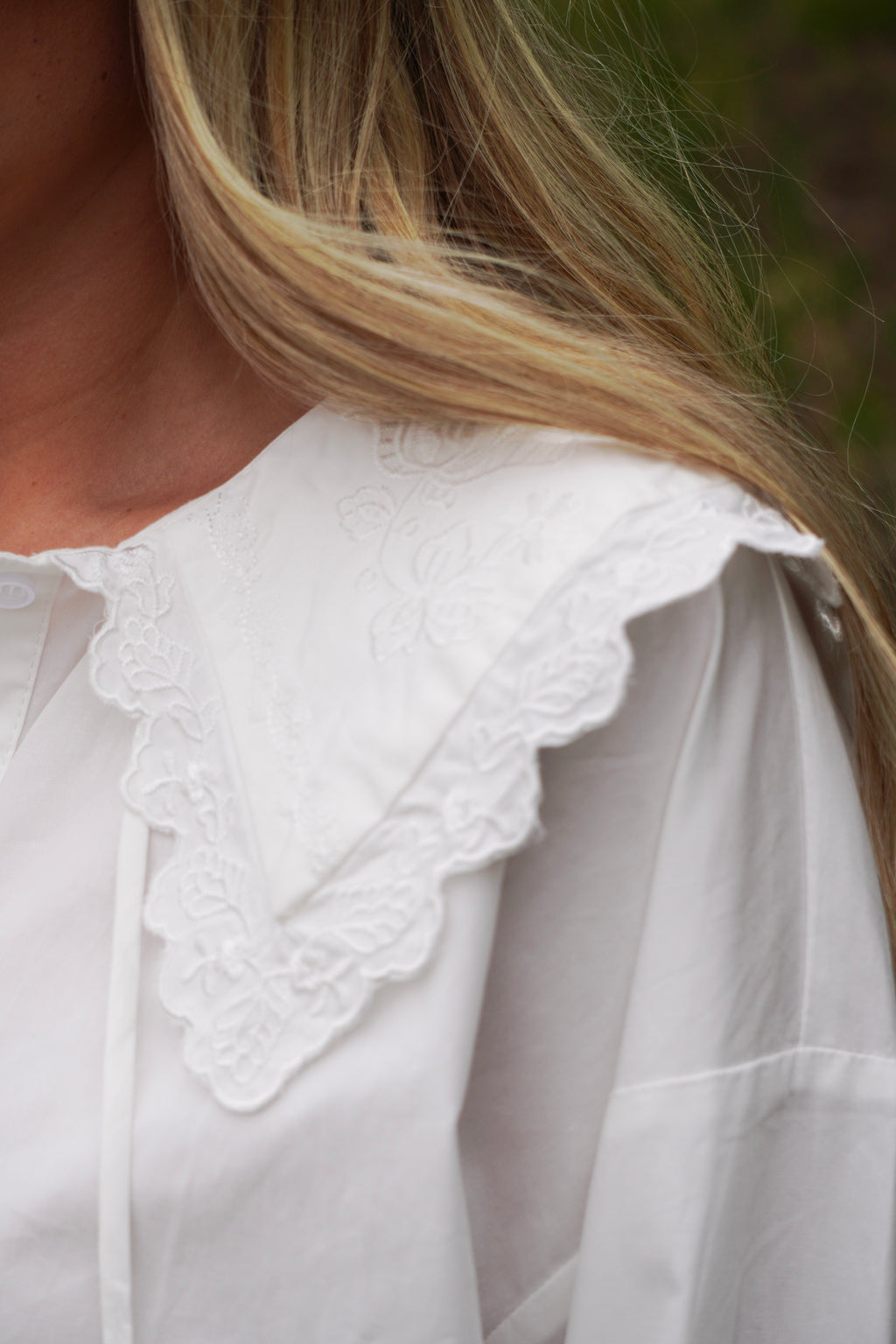 Scottie Buttondown Collar Blouse