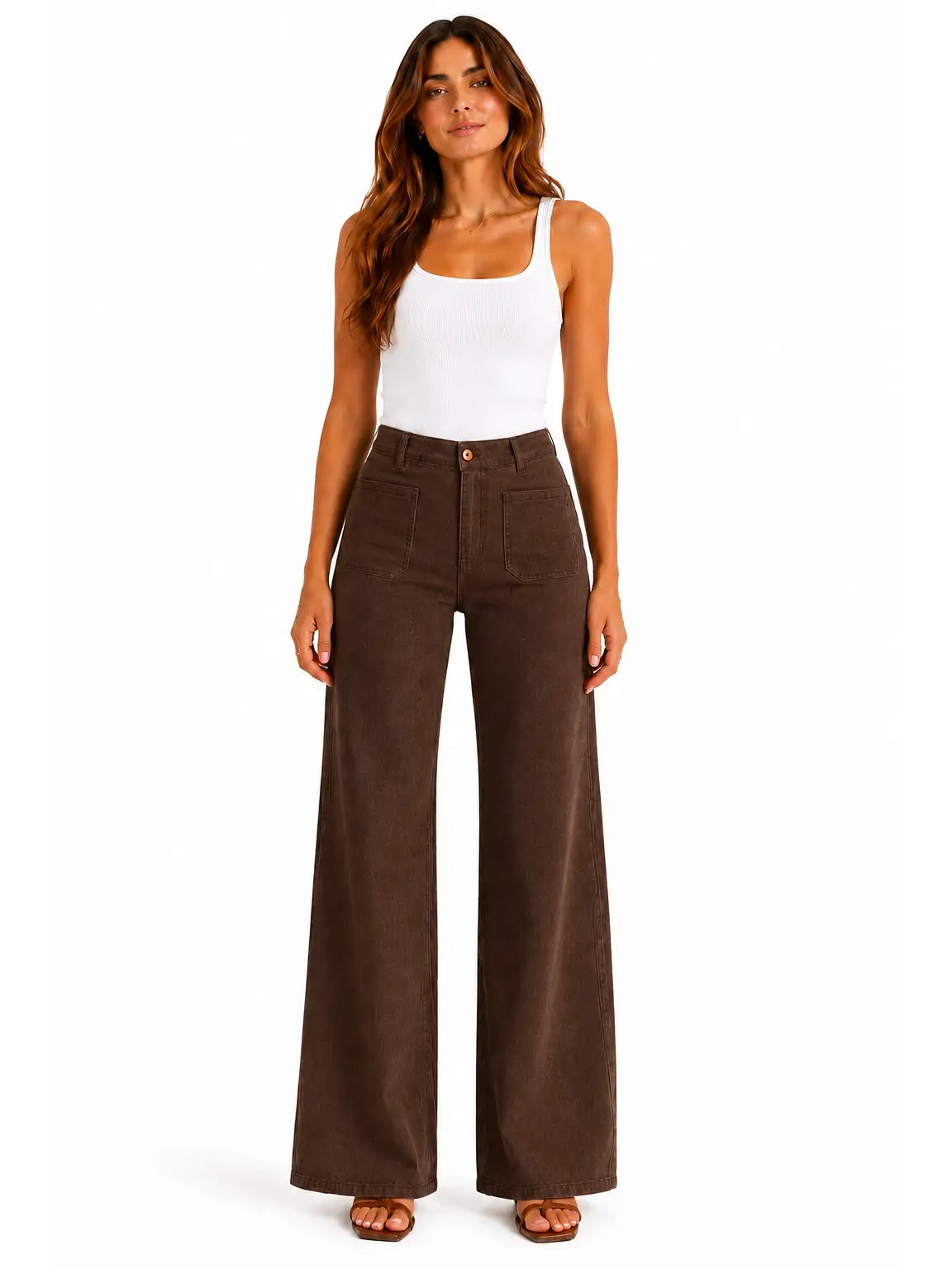 Wide Leg Jean in Espresso