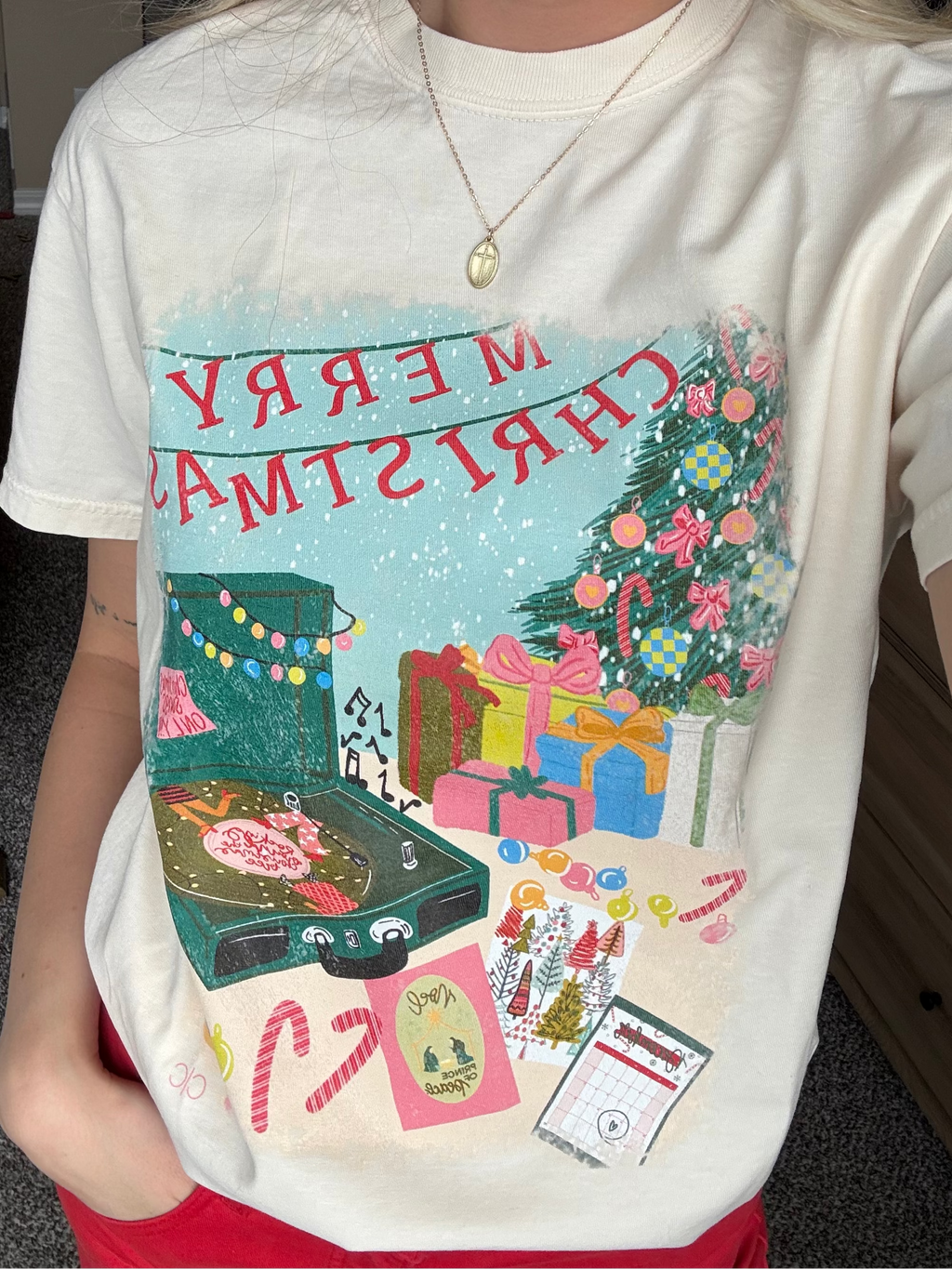 Merry Christmas Vintage Tee