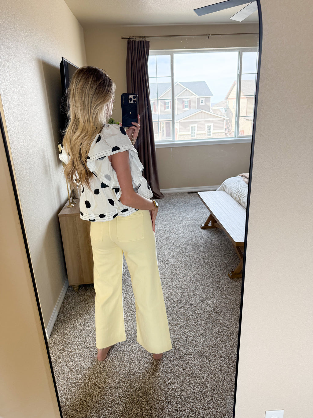 Stella Straight Wide Leg Denim Pants
