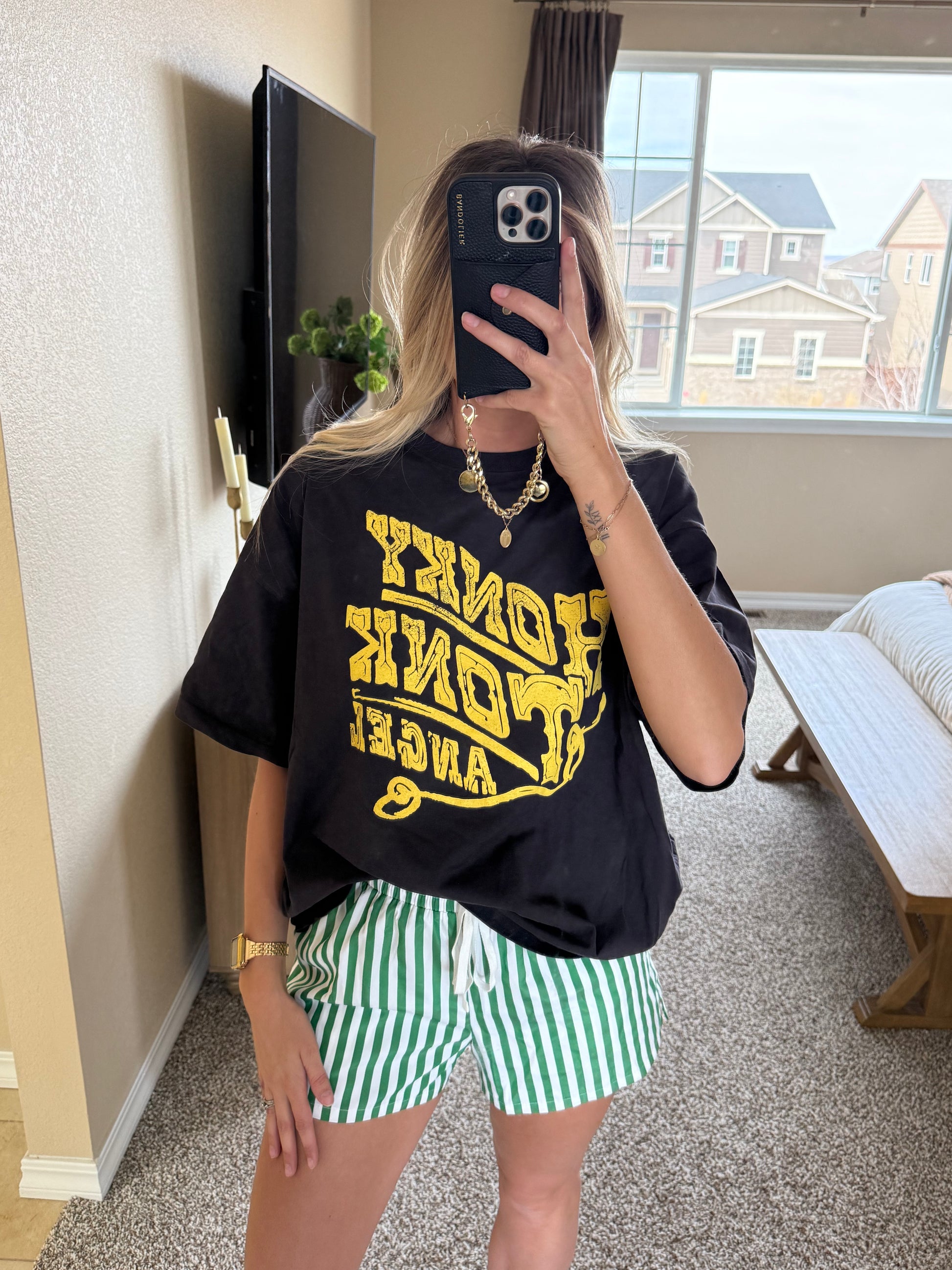 Honky Tonk Angel Oversized Tee