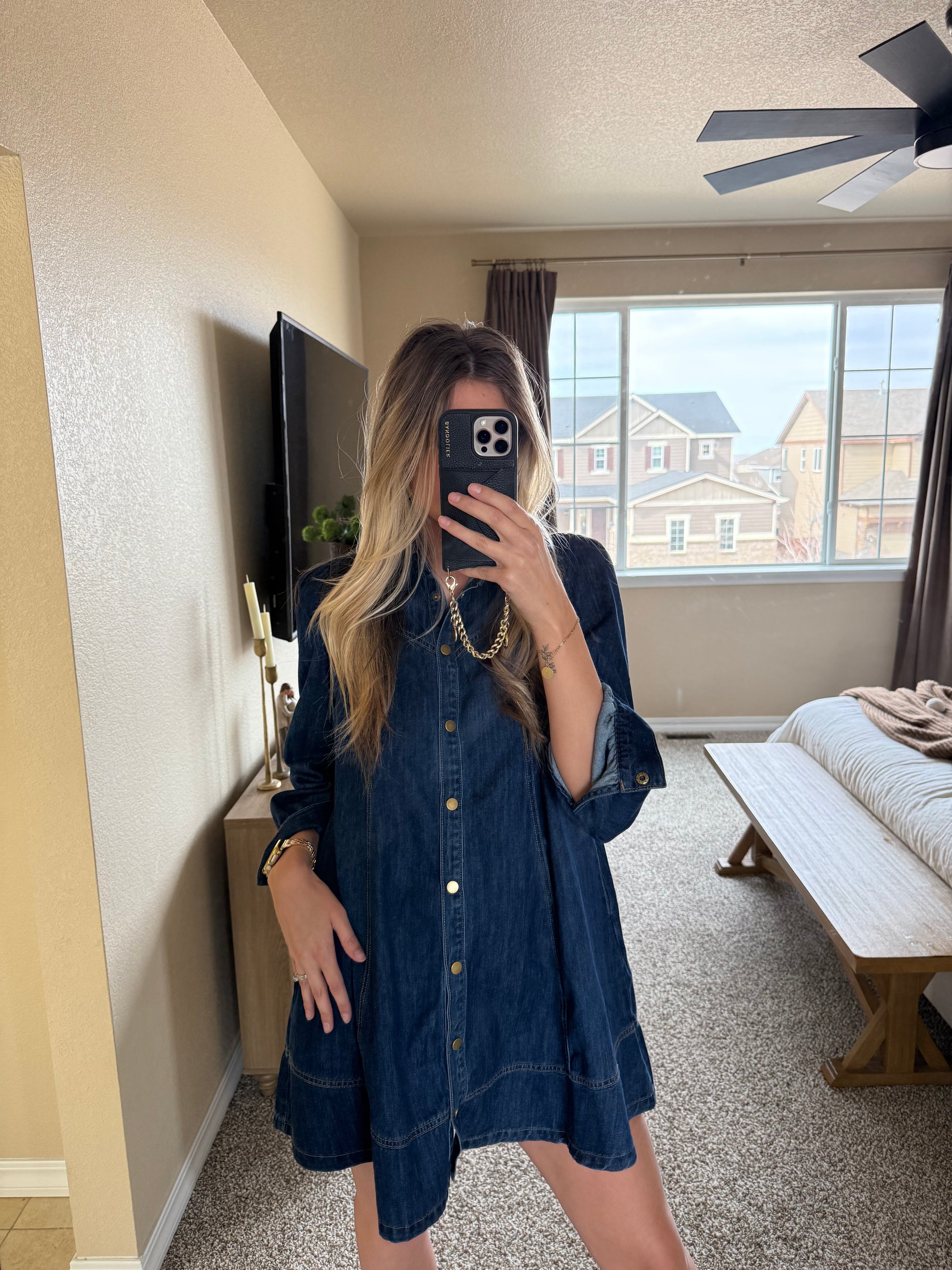 Willow Denim Mini Dress