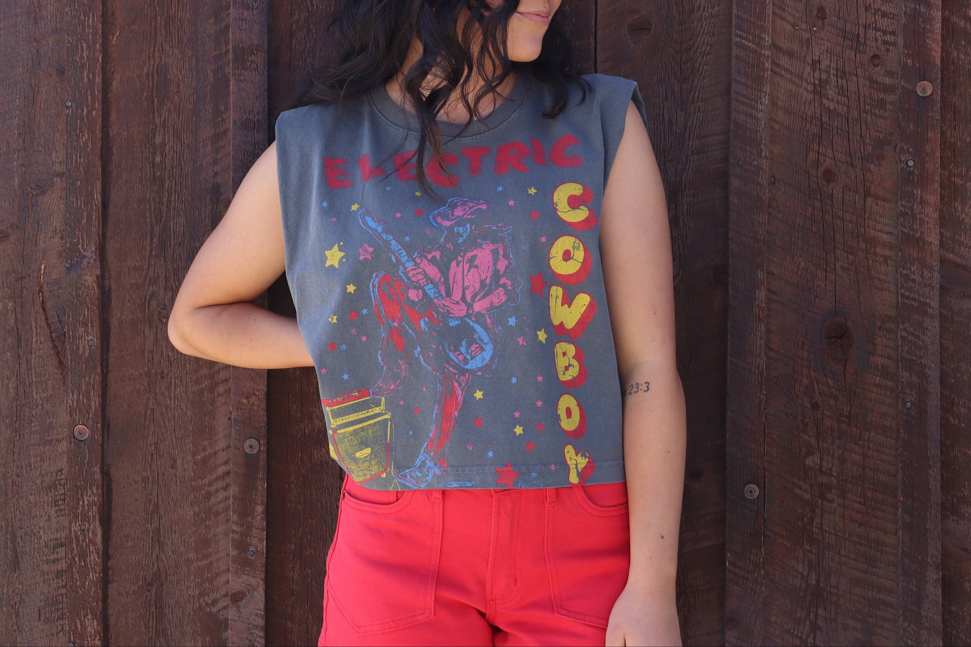 Electric Cowboy Muscle Tank