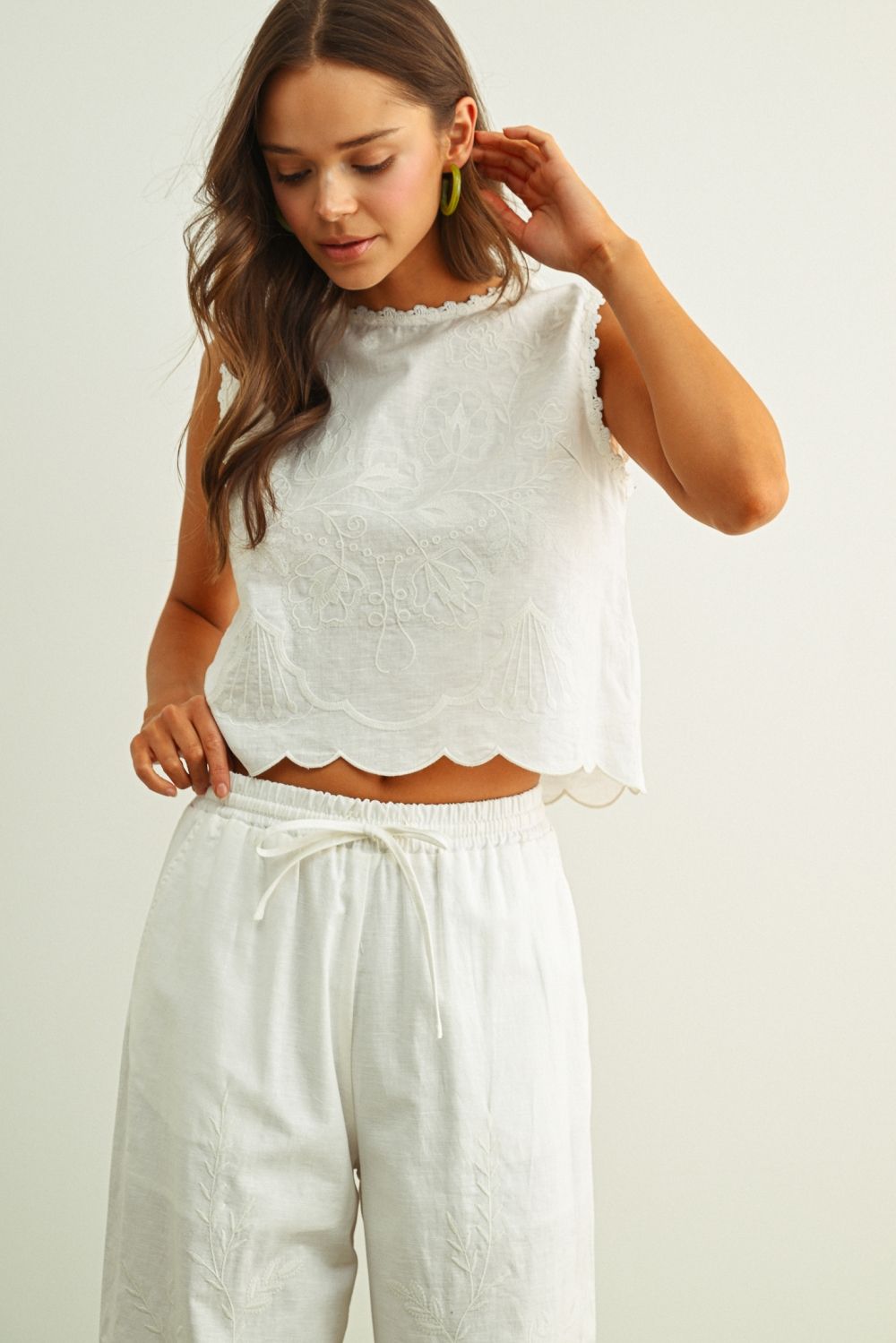 Charlie Embroidered Top