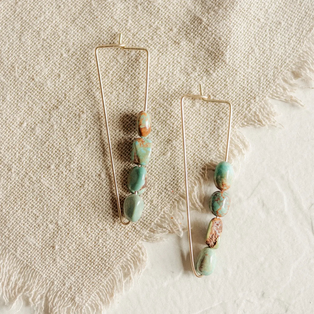 Turquoise River Earrings