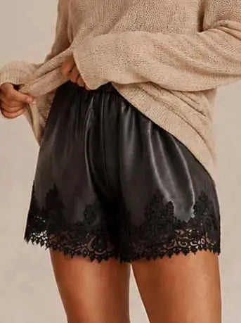 Mazie Lace Trim Shorts