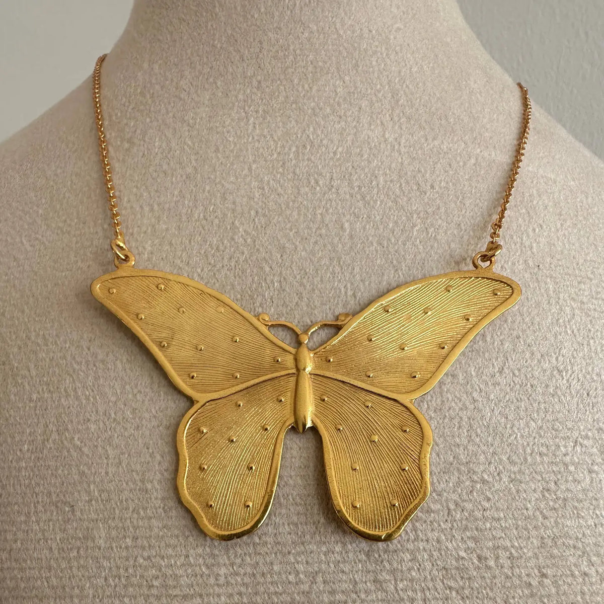 Butterfly Pendant Necklace